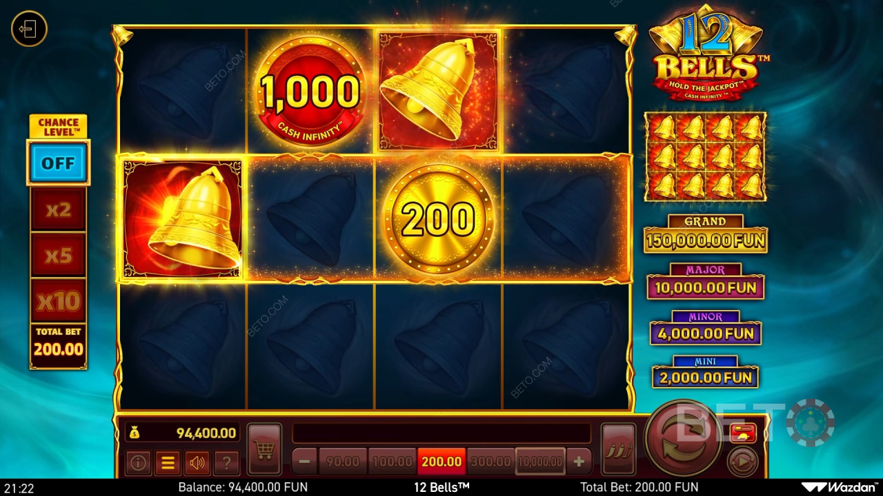 รีวิว 12 Bells โดย BETO Slots