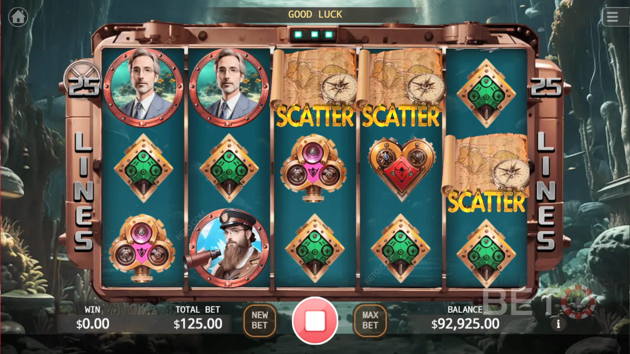 รีวิวเกม 20000 Leagues under the Sea โดย BETO Slots