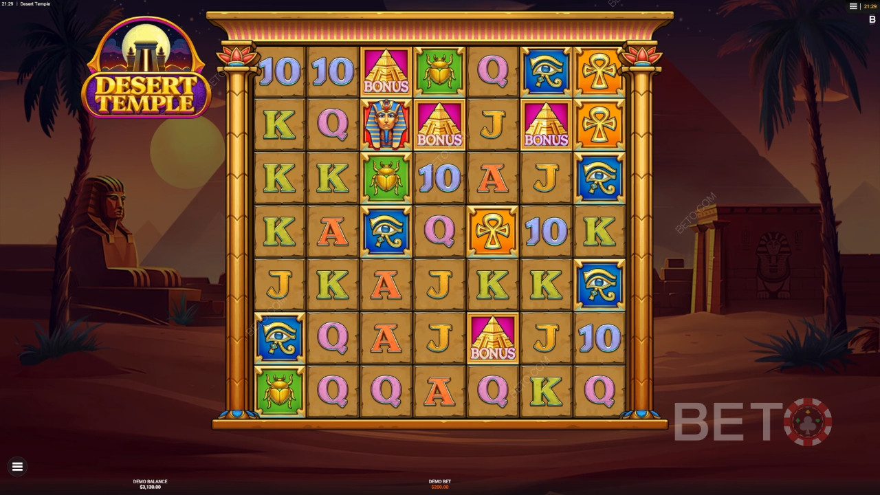 รีวิว Desert Temple โดย BETO Slots