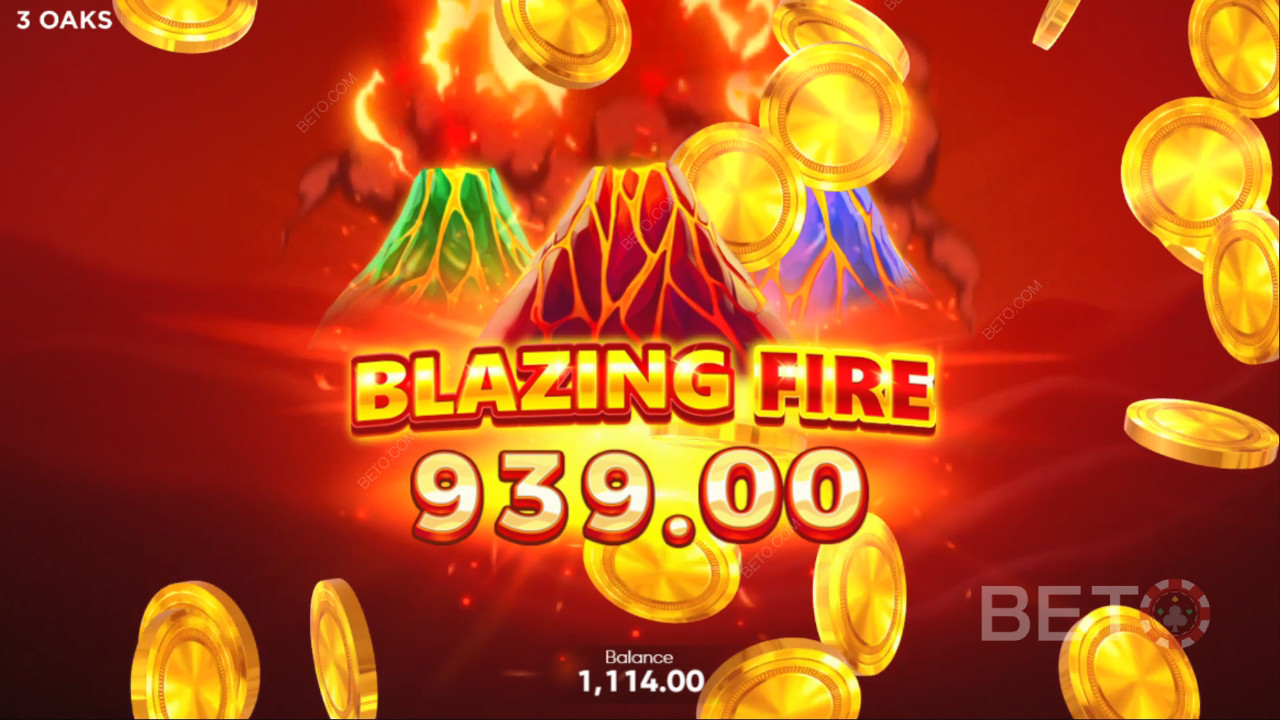 วิธีเล่น 3 Coin Volcanoes ของ 3 Oaks Gaming