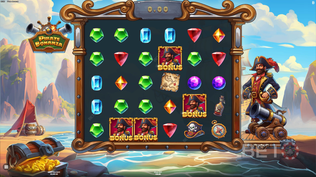 รีวิว Pirate Bonanza โดย BETO Slots
