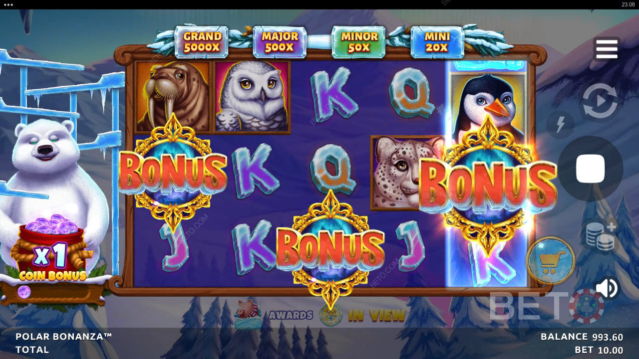รีวิว Polar Bonanza โดย BETO Slots