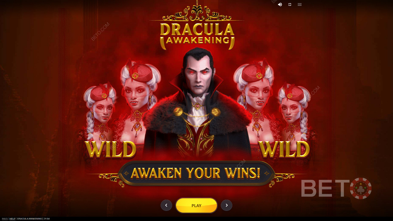 สัมผัสพลังของ Dracula ใน Dracula Awakening สล็อตออนไลน์