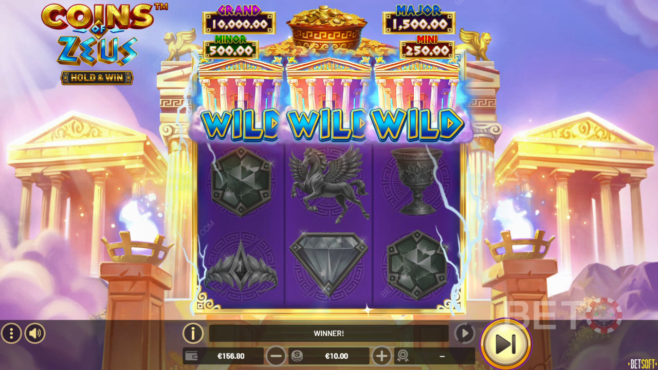 รีวิว Coins of Zeus โดย BETO Slots