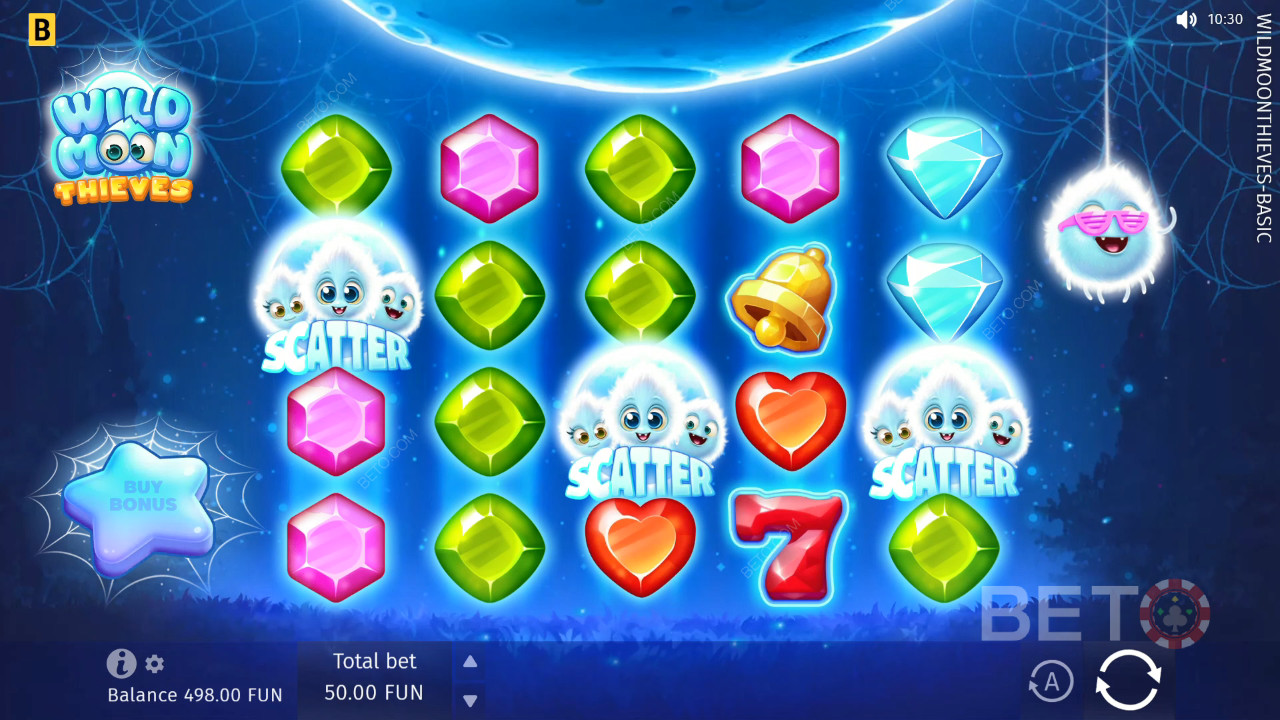 รีวิว Wild Moon Thieves โดย BETO Slots