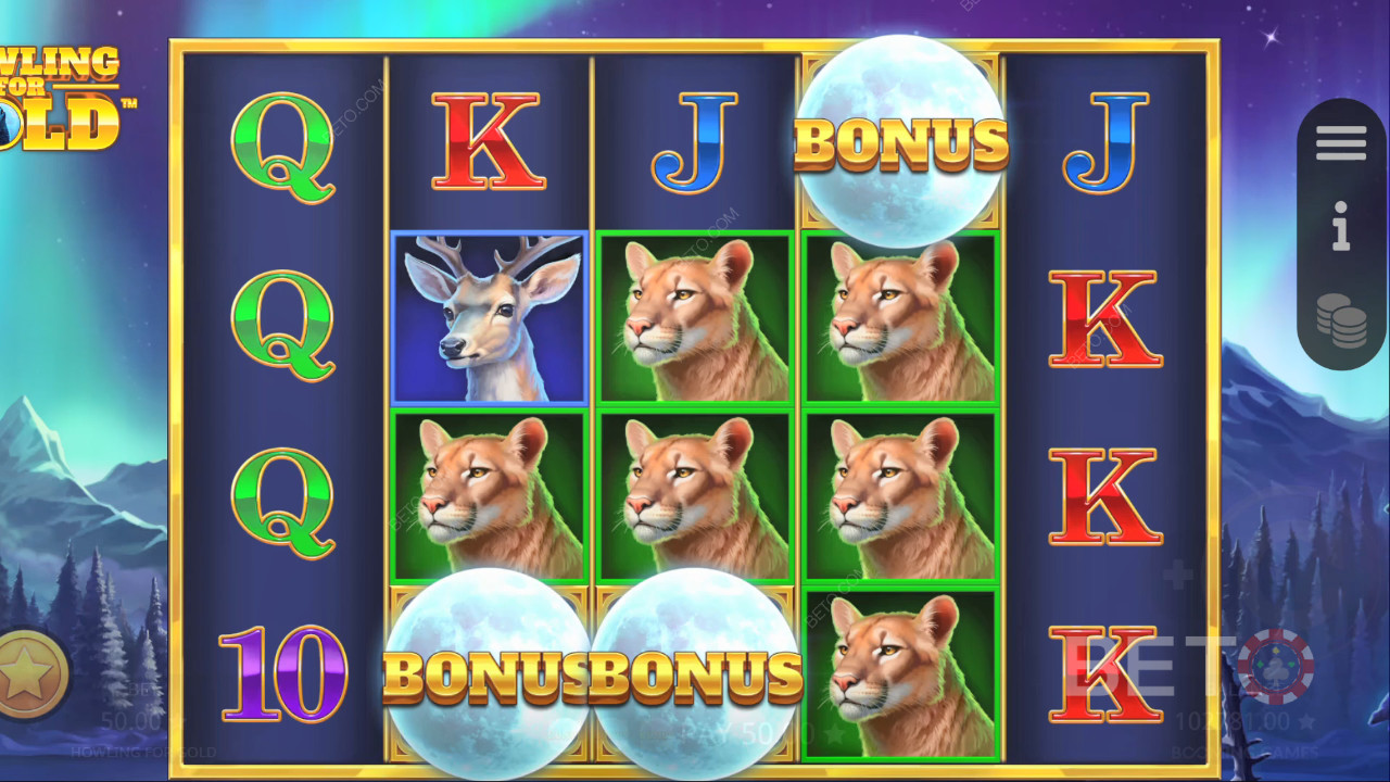 รีวิว Howling for Gold โดย BETO Slots