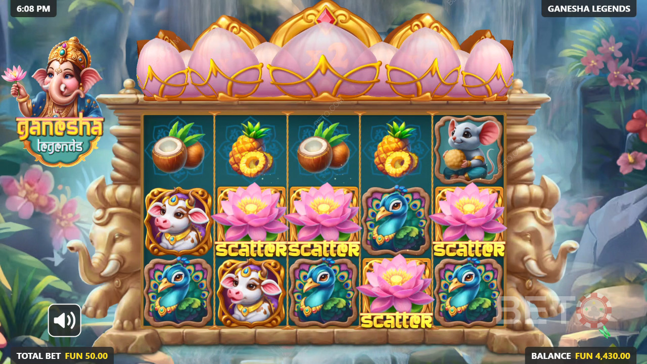 รีวิว Ganesha Legends โดย BETO Slots