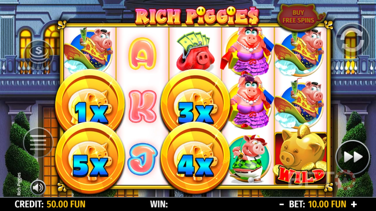รีวิว Rich Piggies โดย BETO Slots