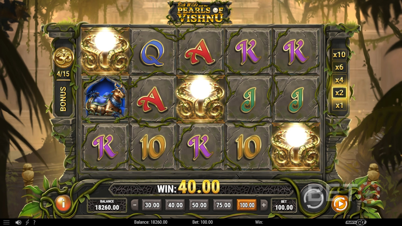 รีวิว Rich Wilde และไข่มุกแห่งวิษณุโดย BETO Slots