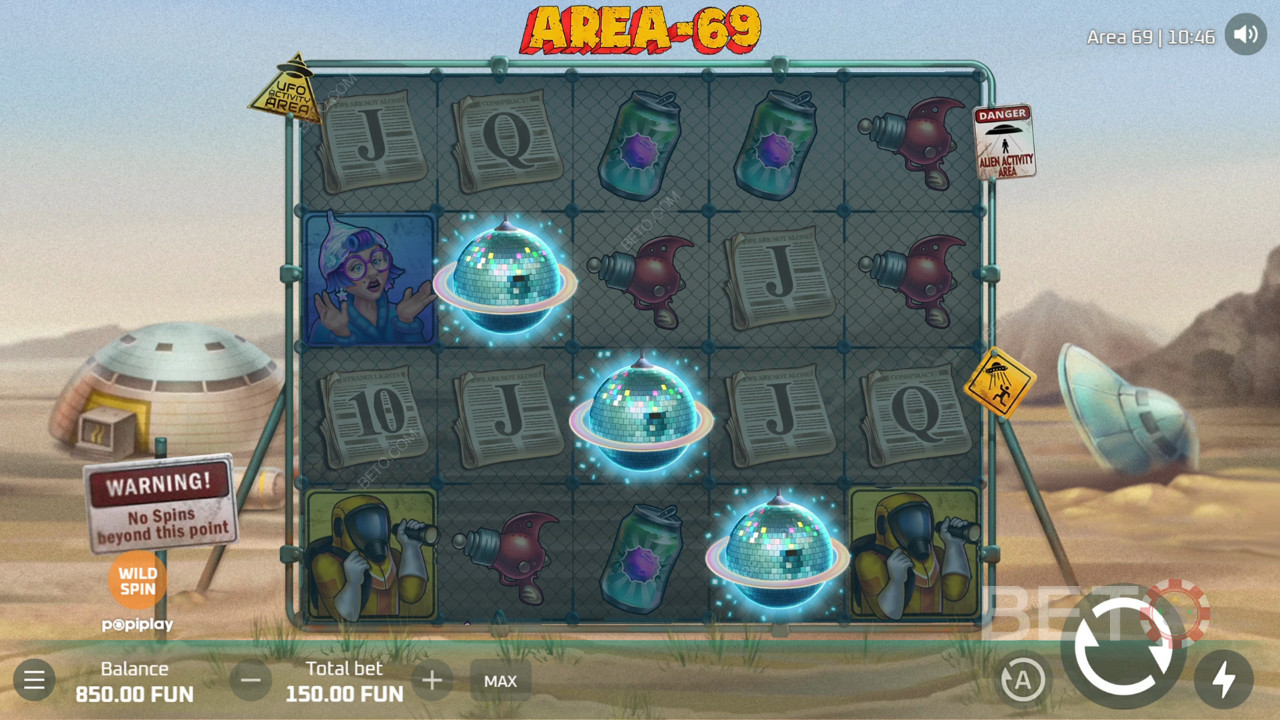 รีวิว Area 69 โดย BETO Slots
