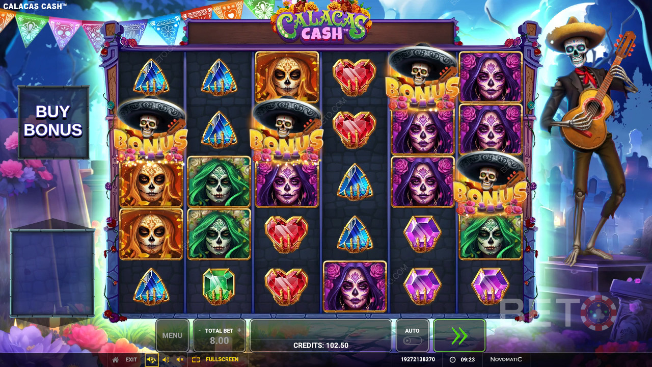 รีวิว Calacas Cash โดย BETO Slots