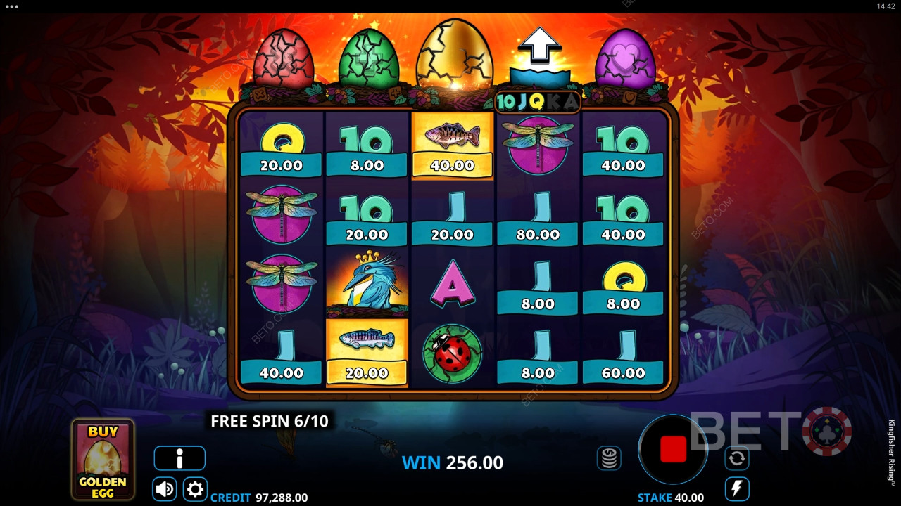 รีวิว Kingfisher Rising โดย BETO Slots