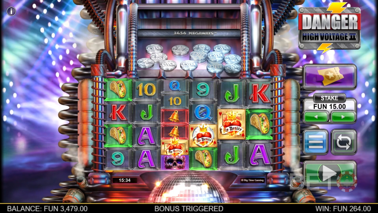 อันตราย! รีวิวเกม High Voltage 2 โดย BETO Slots