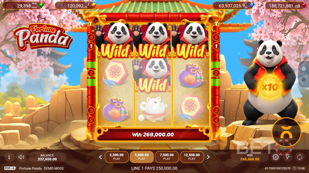 รีวิว Fortune Panda โดย BETO Slots