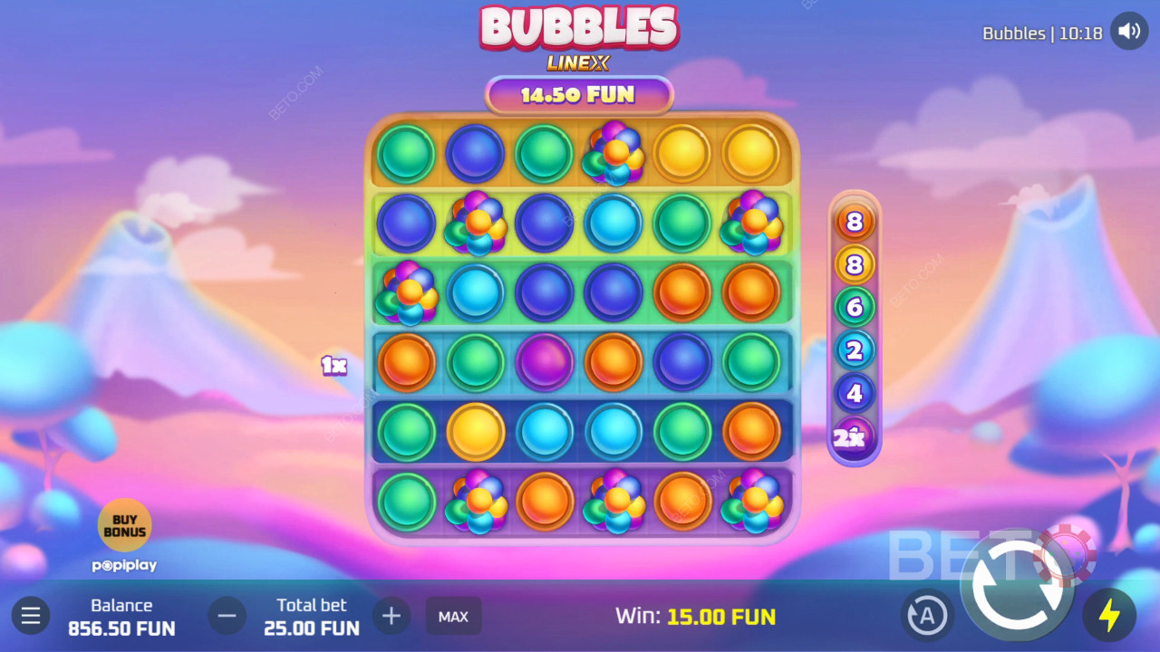 รีวิว Bubbles โดย BETO Slots