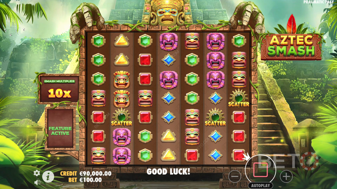 รีวิว Aztec Smash โดย BETO Slots