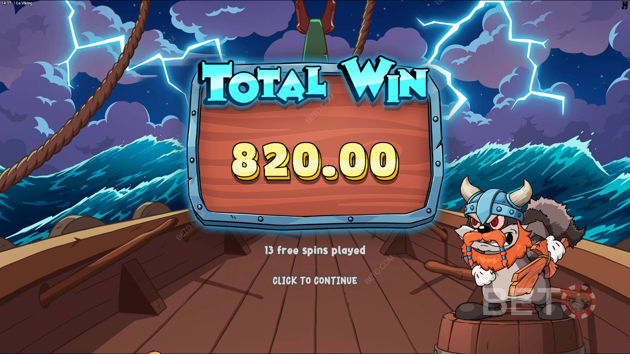 รับรางวัล 10,000 เท่าของเดิมพันของคุณใน Le Viking Slot Online!