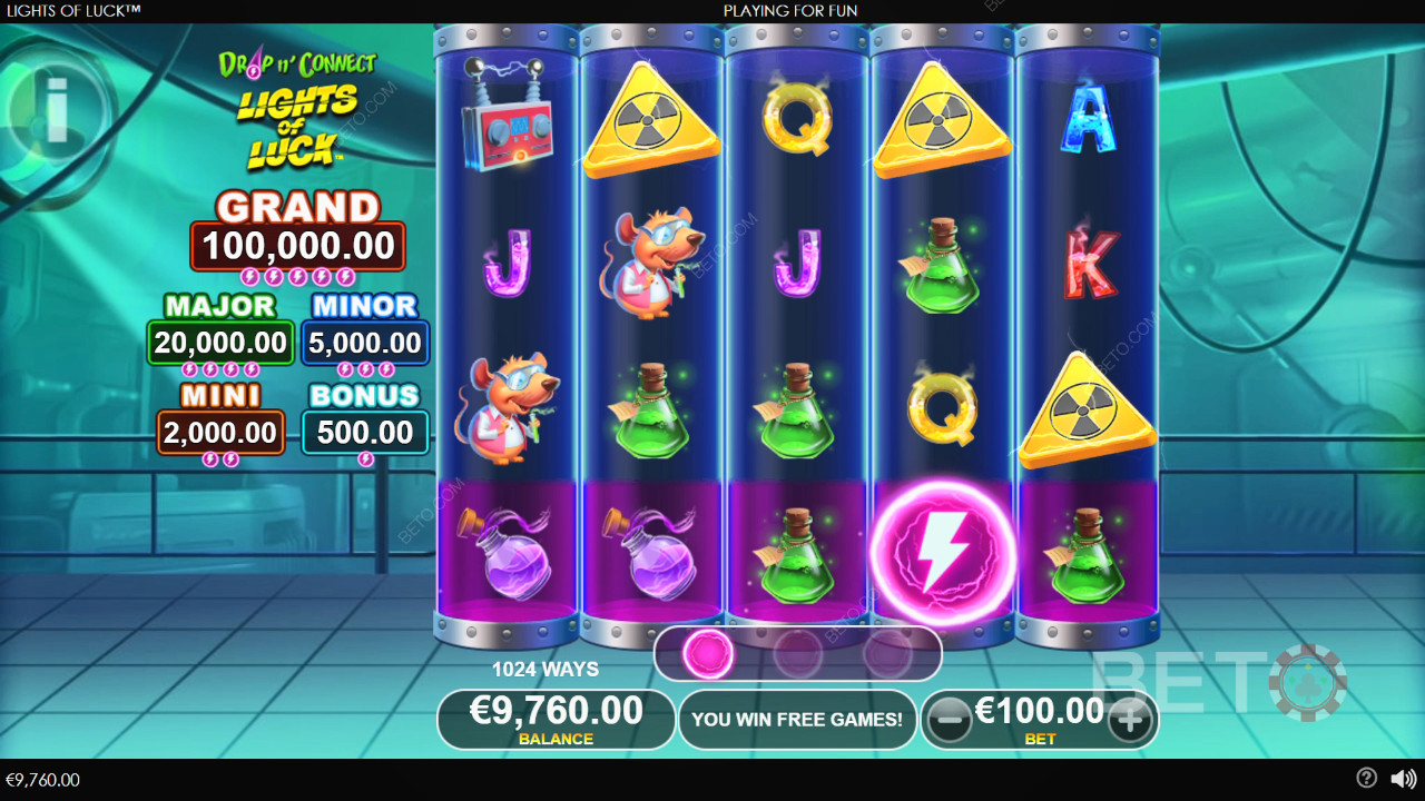 รีวิว Lights Of Luck โดย BETO Slots