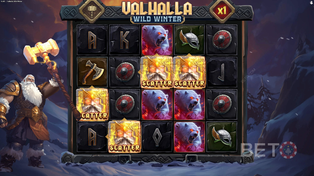 รีวิว Valhalla Wild Winter โดย BETO Slots
