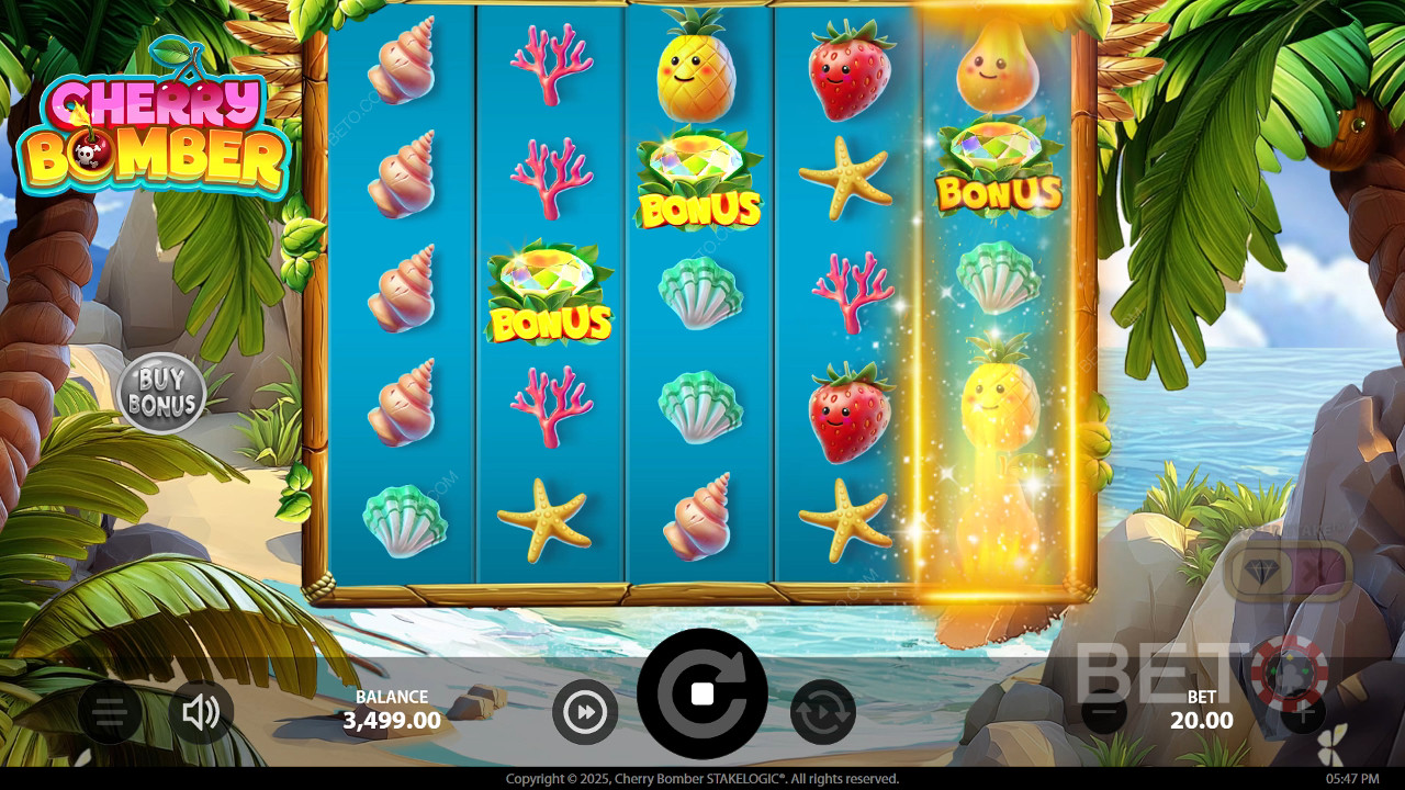 รีวิว Cherry Bomber โดย BETO Slots