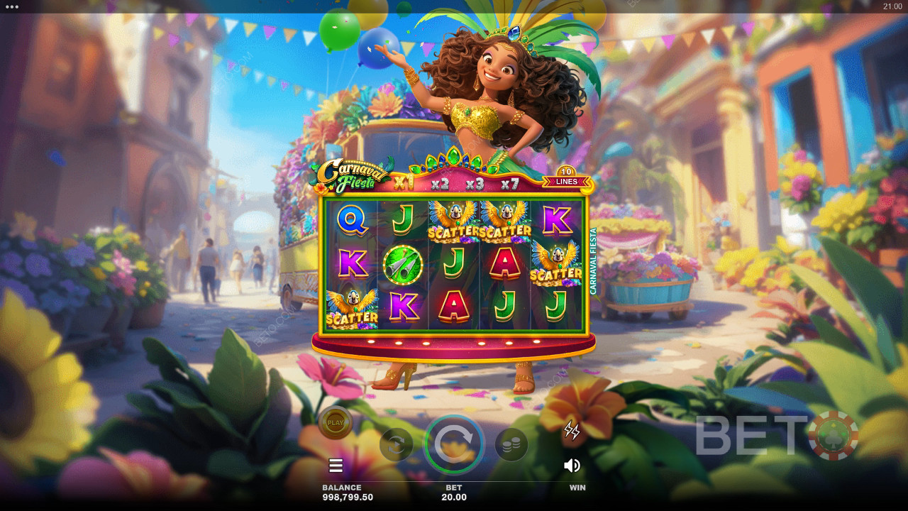 รีวิว Carnaval Fiesta โดย BETO Slots