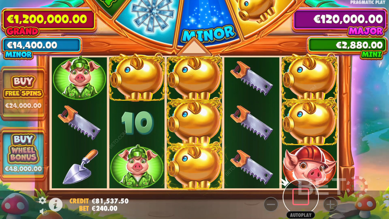รีวิว Brick House Bonanza โดย BETO Slots