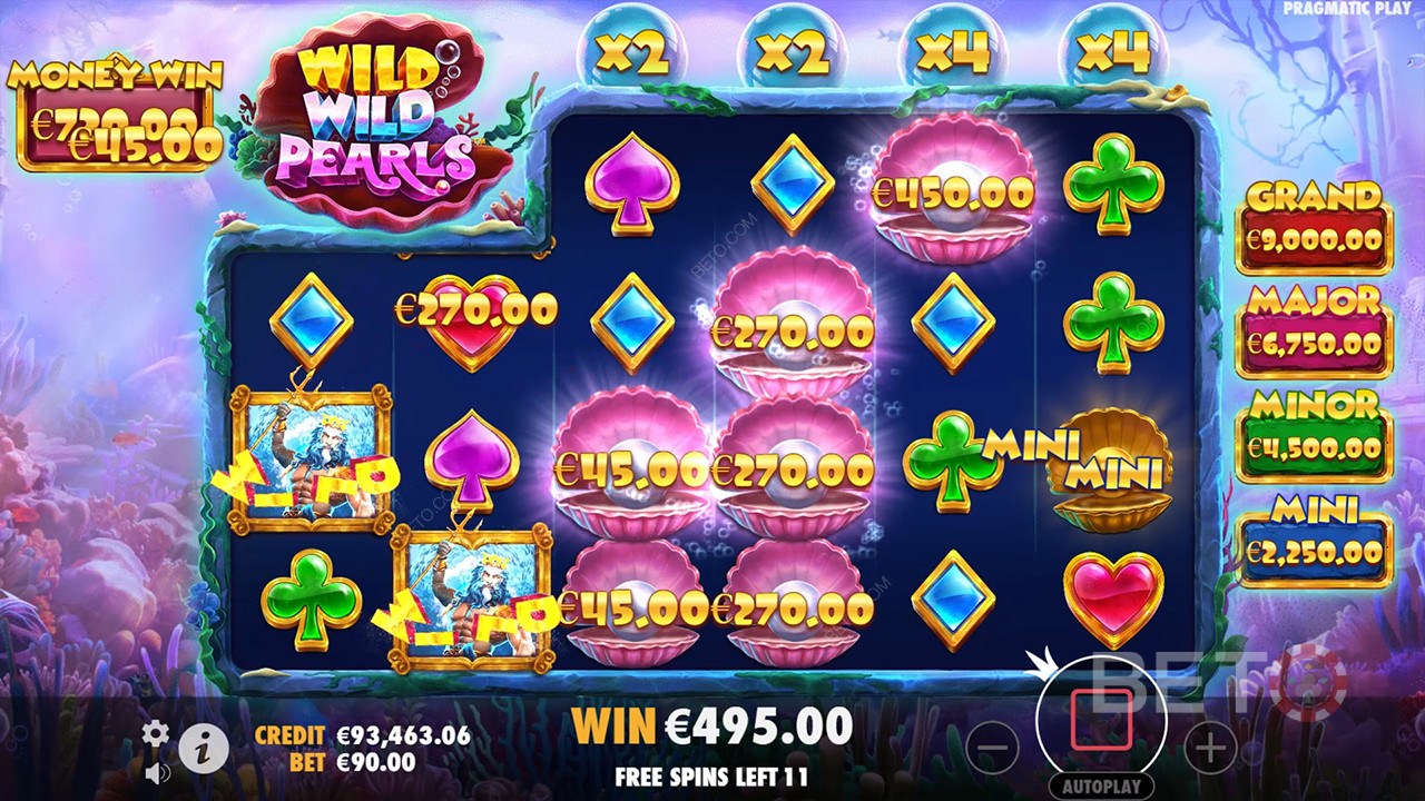 รีวิว Wild Wild Pearls โดย BETO Slots