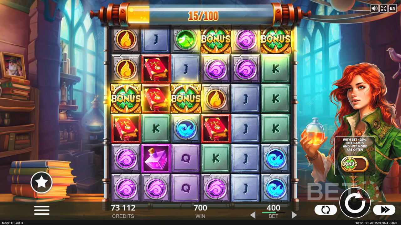 รีวิว Make It Gold โดย BETO Slots