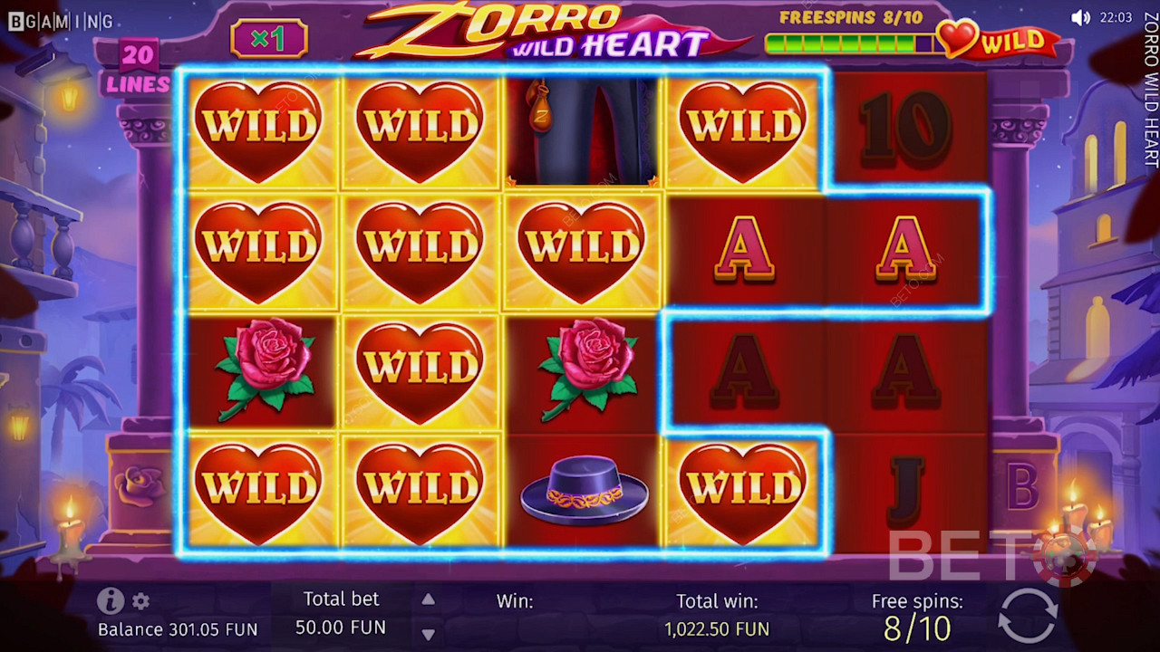 Wild Hearts บนกริดของ Zorro Wild Heart