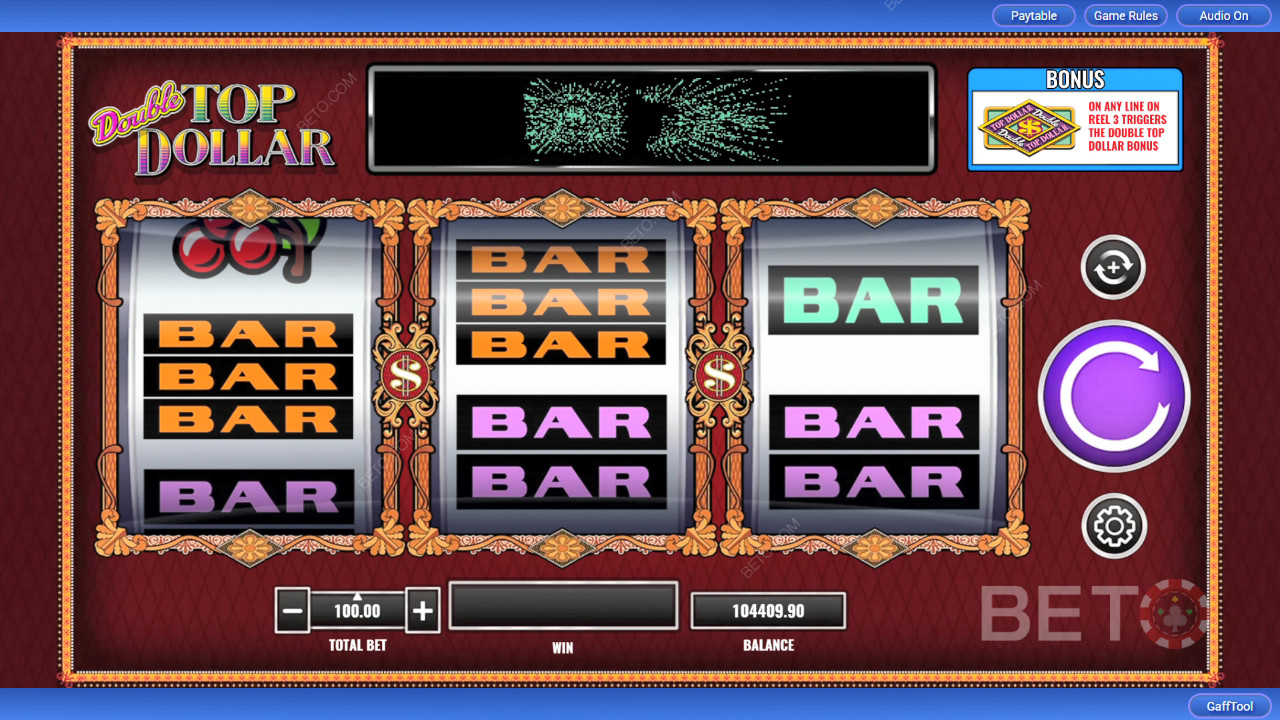 รีวิว Double Top Dollar จาก BETO Slots