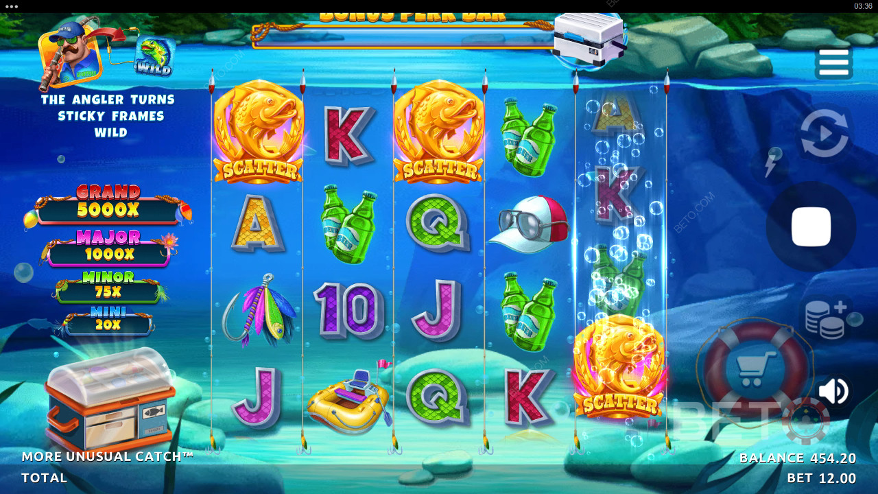 รีวิว More Unusual Catch จาก BETO Slots