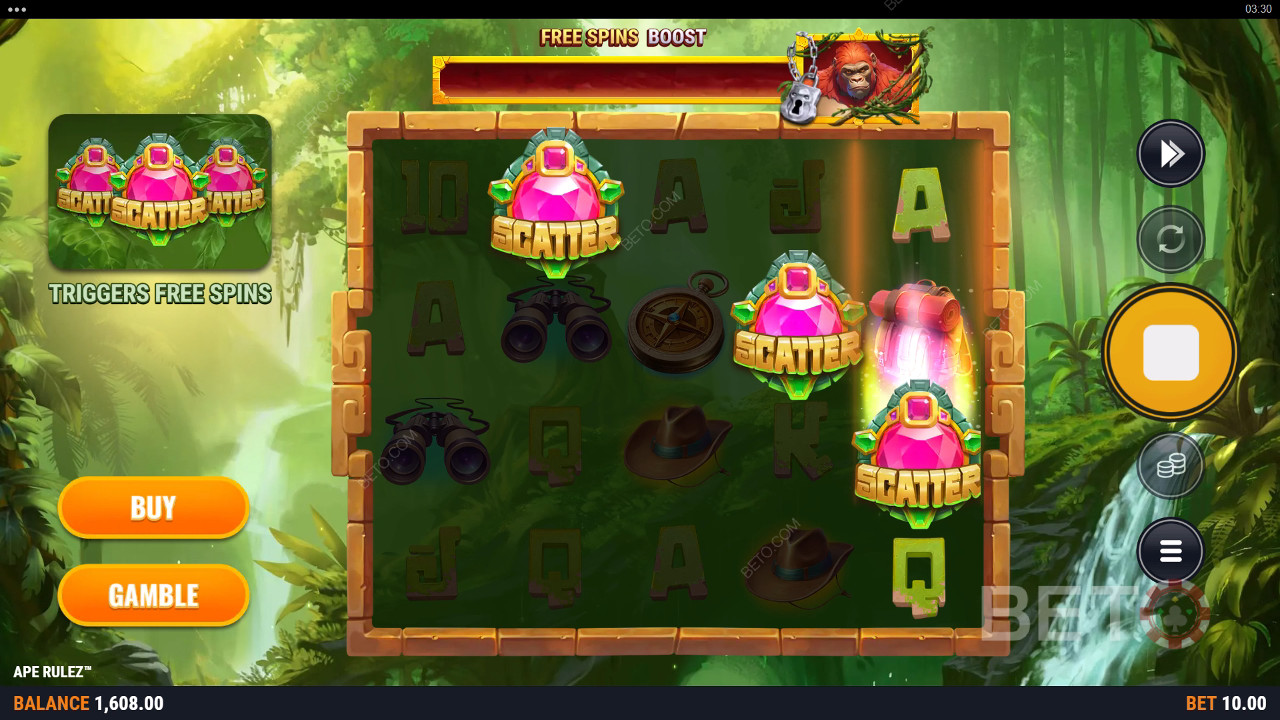 รีวิว Ape Rulez โดย BETO Slots