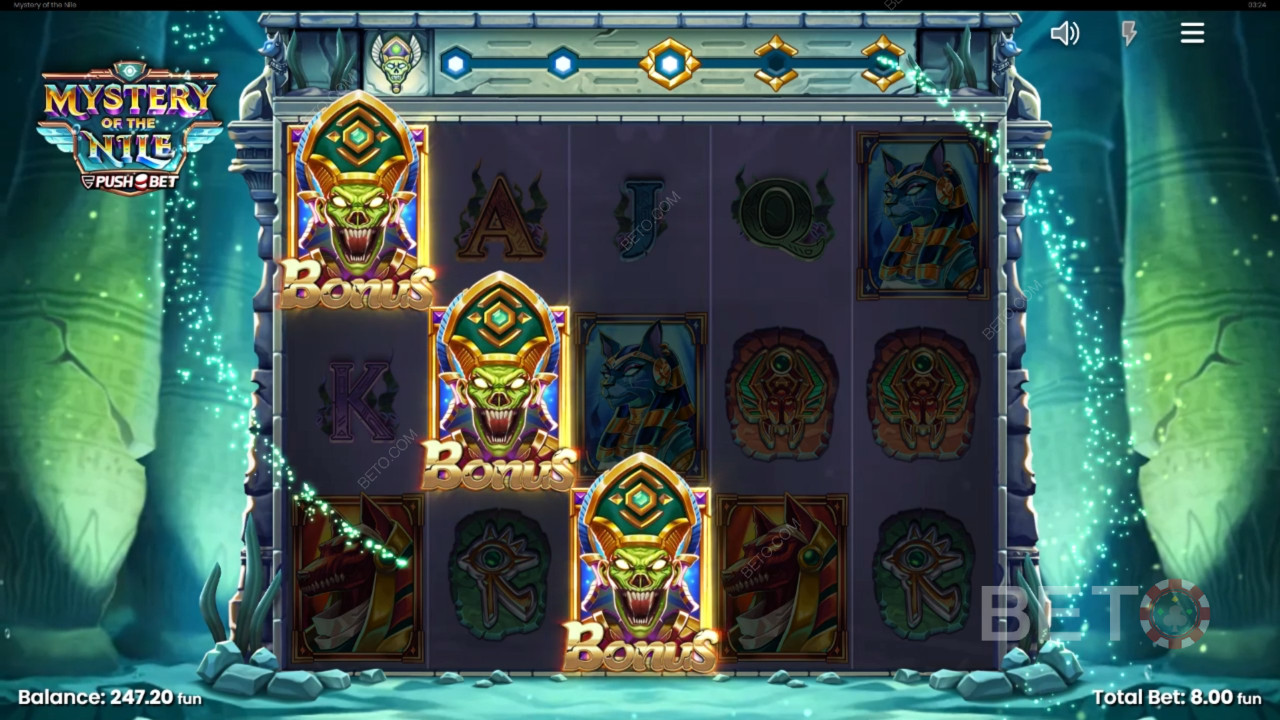 รีวิว Mystery of the Nile โดย BETO Slots