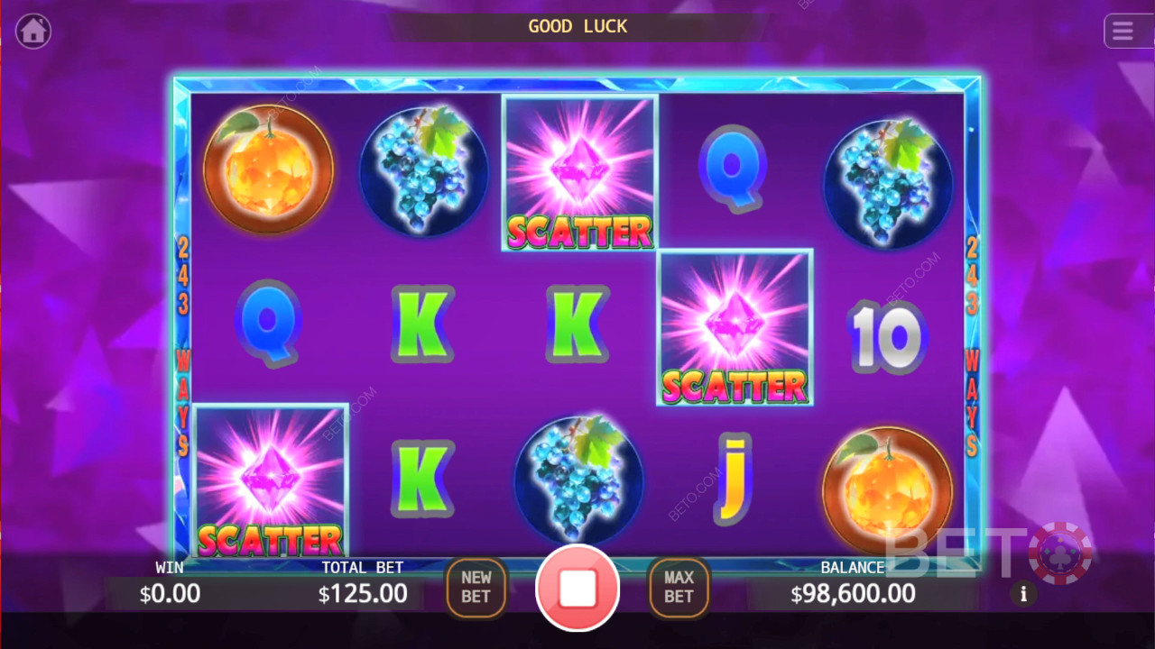 รีวิว Crystal Fruits โดย BETO Slots