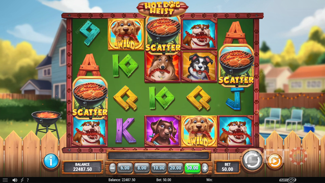 รีวิว Hot Dog Heist โดย BETO Slots