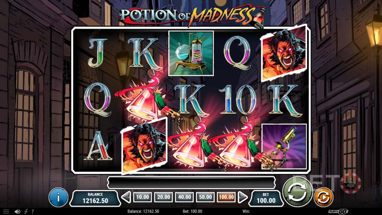 รีวิว Potion of Madness โดย BETO Slots