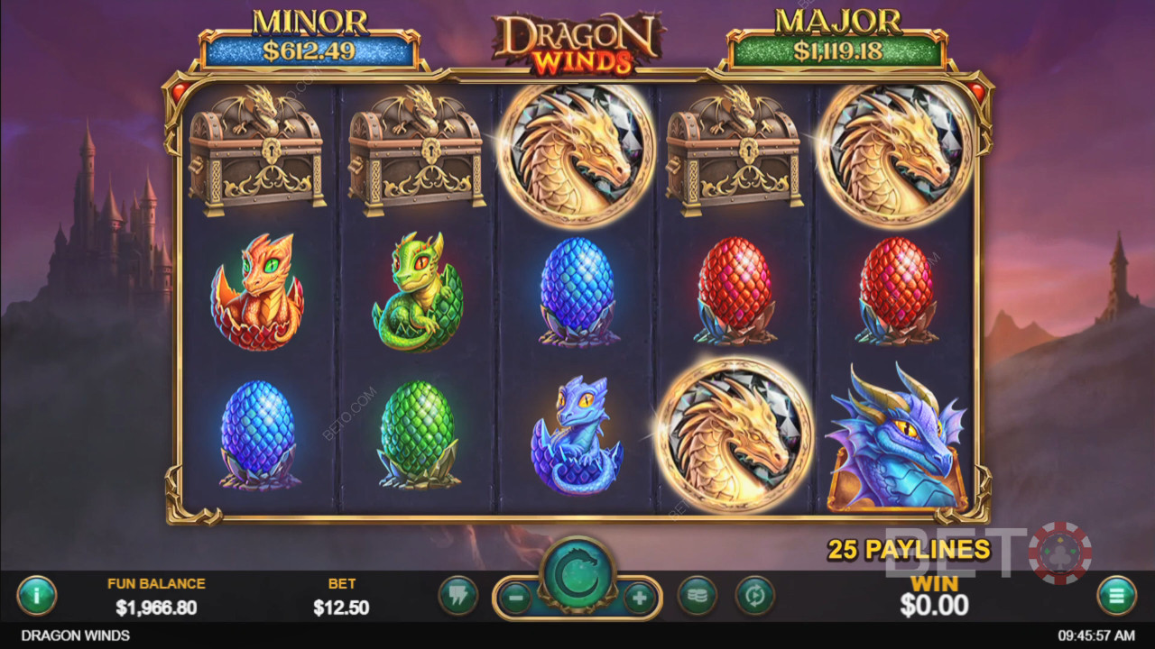 รีวิว Dragon Winds โดย BETO Slots