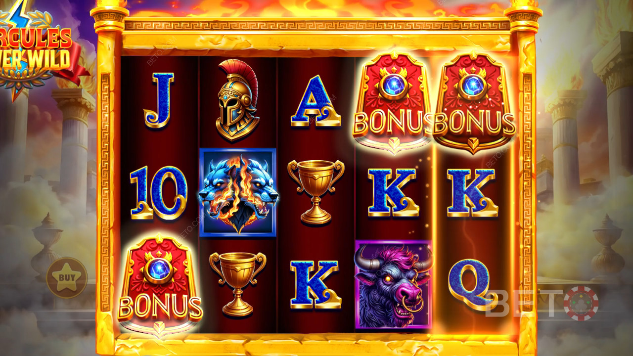 รีวิว Hercules Power Wild โดย BETO Slots