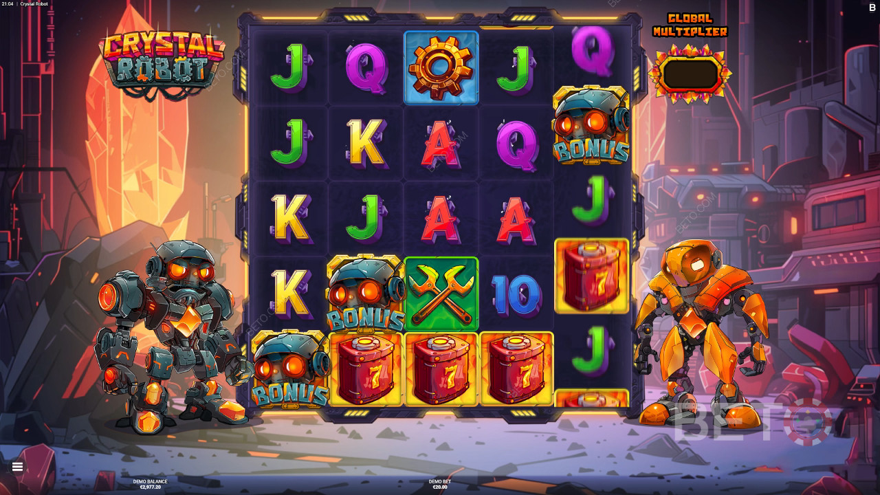 รีวิว Crystal Robot จาก BETO Slots
