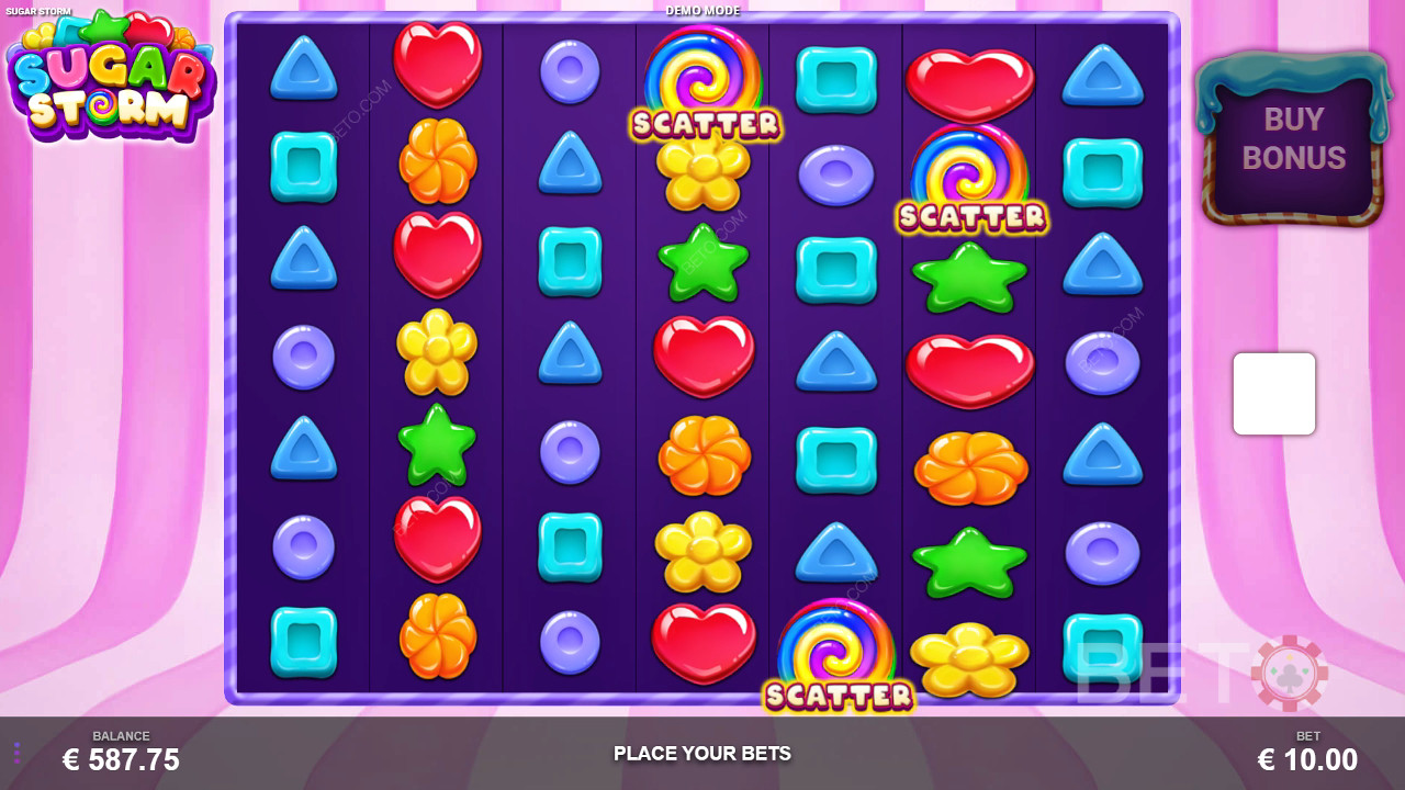 รีวิว Sugar Storm โดย BETO Slots