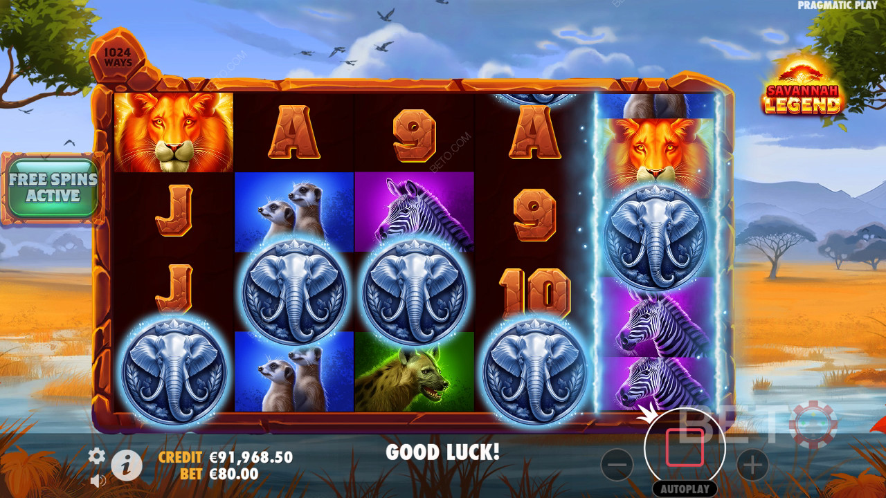 รีวิว Savannah Legend โดย BETO Slots