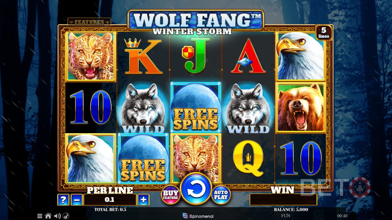 รีวิว Wolf Fang Winter Storm โดย BETO Slots