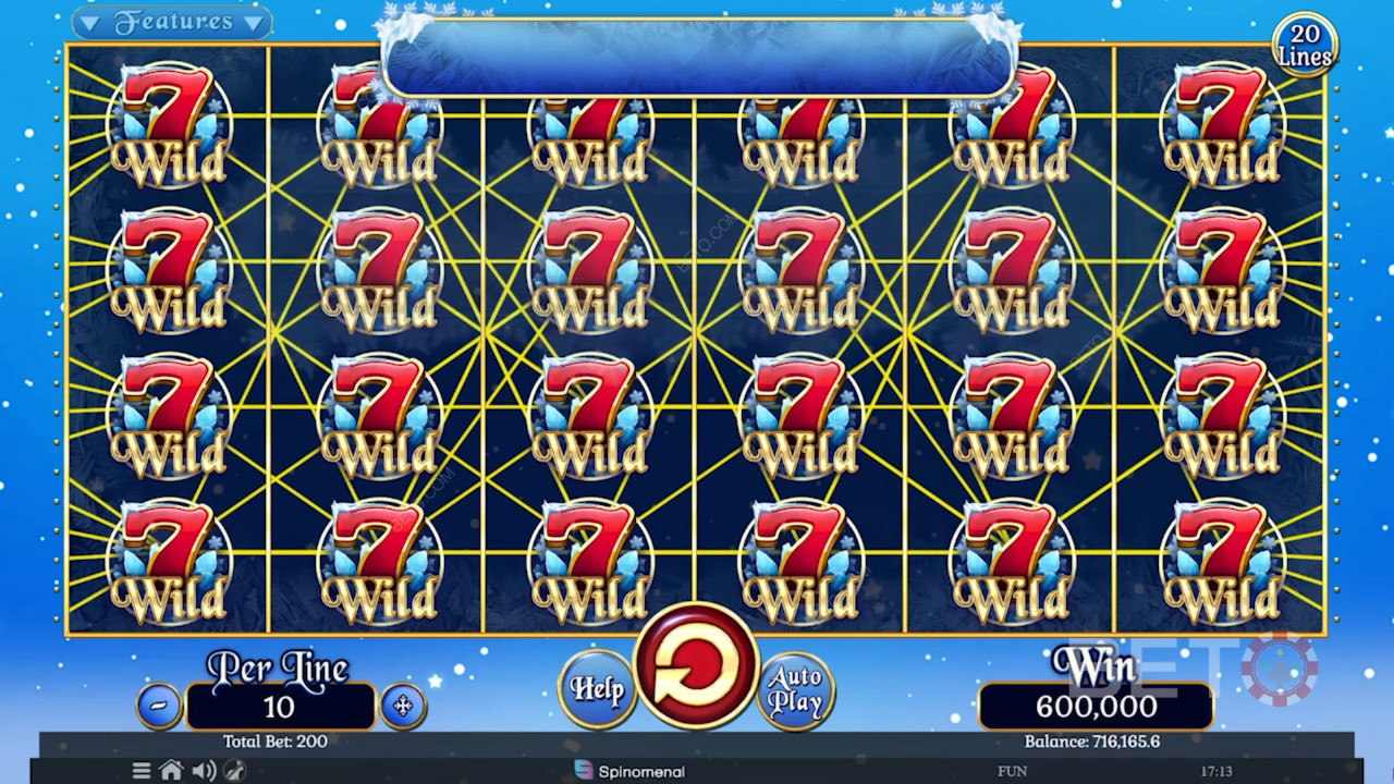 รีวิวเกม Fruits On Ice Collection 20 Lines จาก BETO Slots