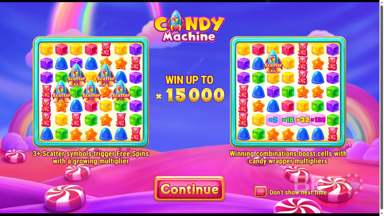 อธิบายฟีเจอร์โบนัสใน Candy Machine โดย Barbara Bang