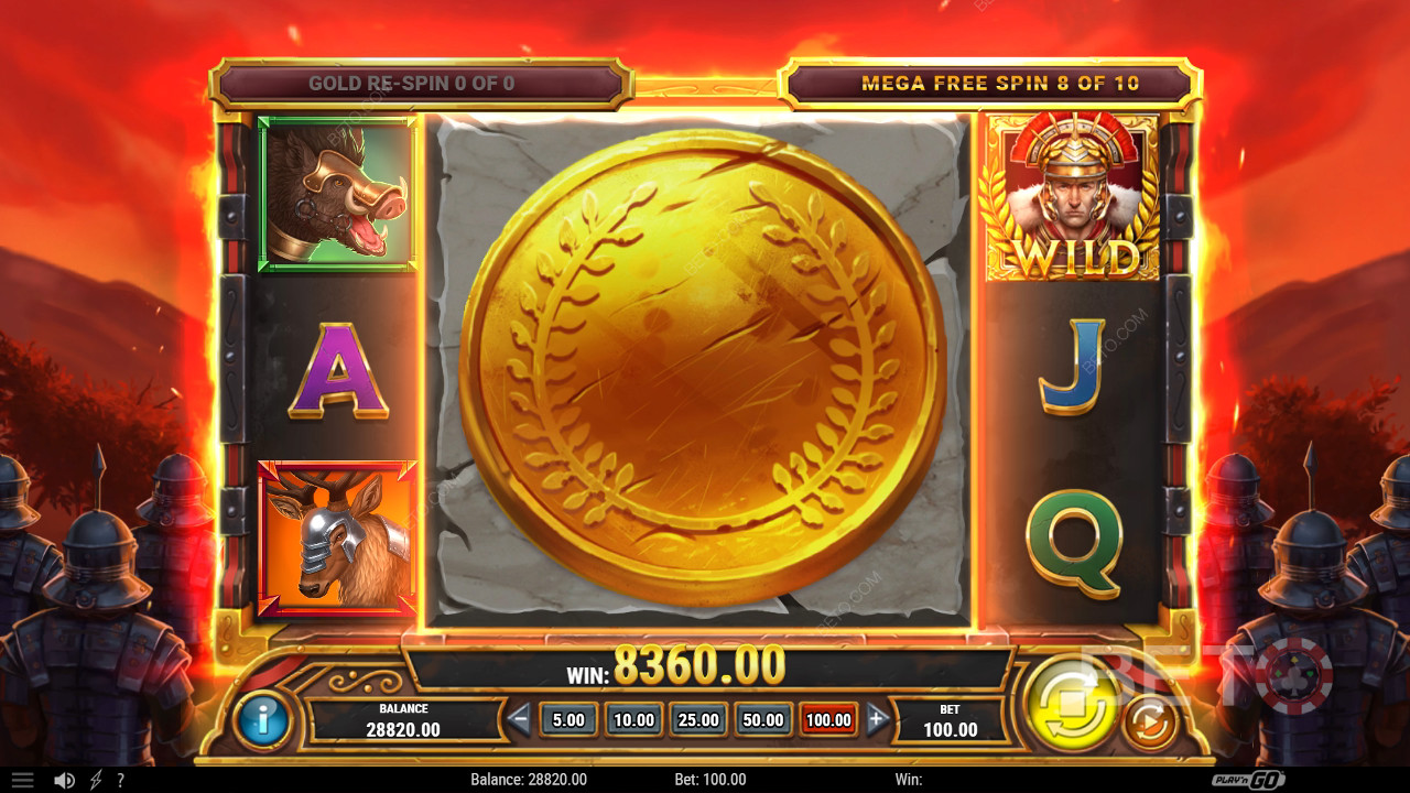 รับรางวัล 4,000 เท่าของเดิมพันของคุณในสล็อตวิดีโอ Legion Gold Victory!