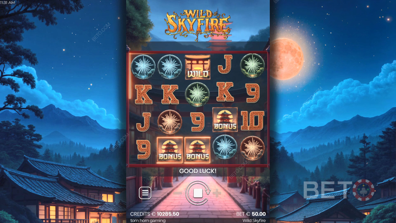 รีวิว Wild Skyfire โดย BETO Slots