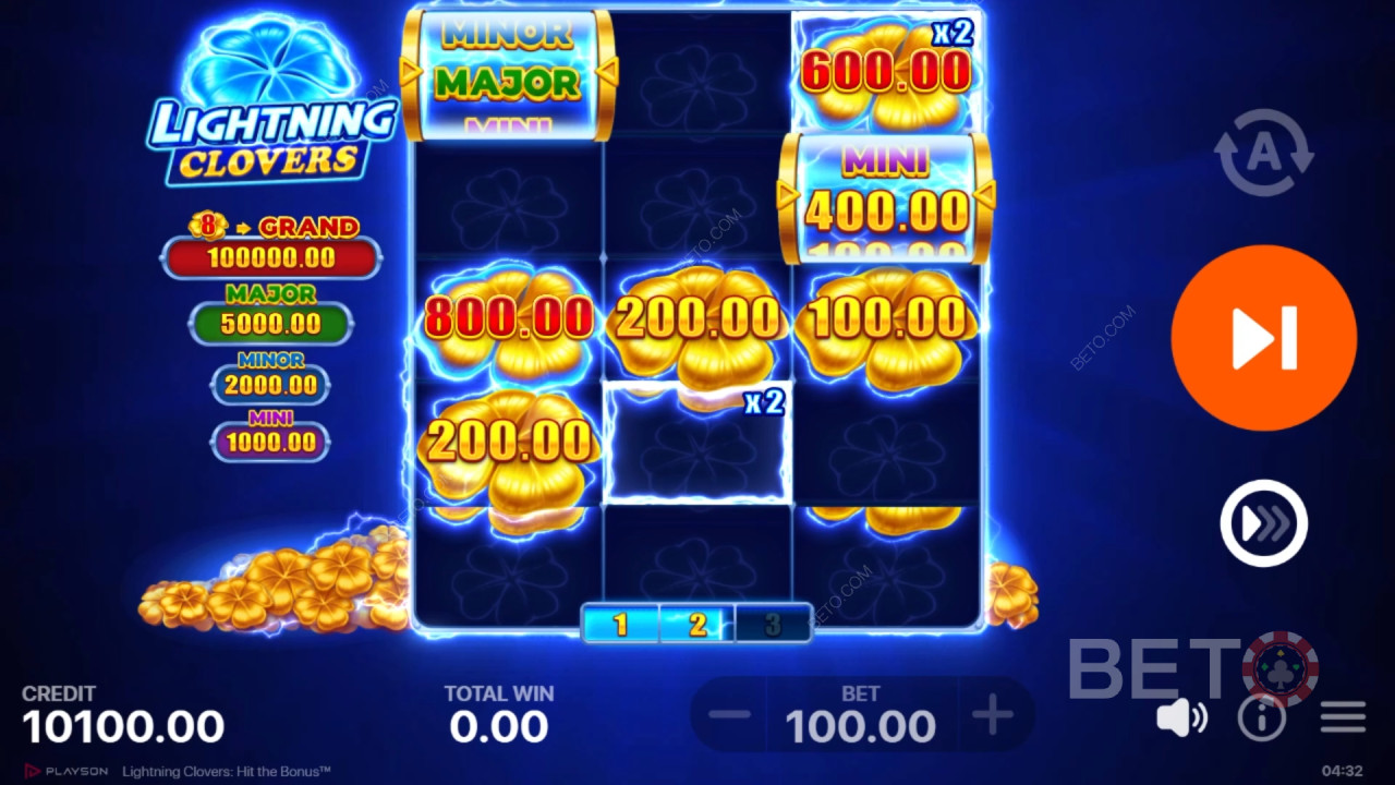 รีวิว Lightning Clovers โดย BETO Slots