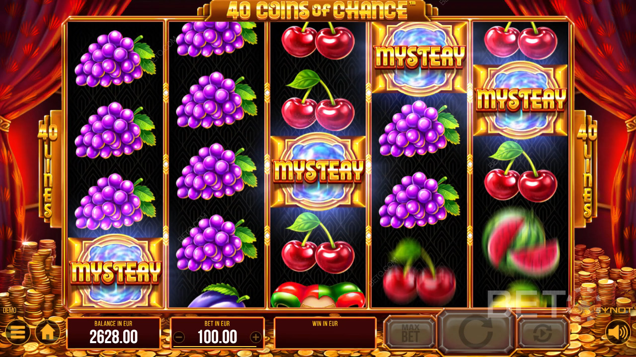 รีวิว 40 Coins of Chance โดย BETO Slots