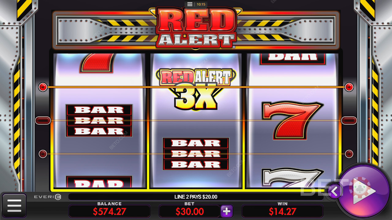 รีวิว Red Alert โดย BETO Slots
