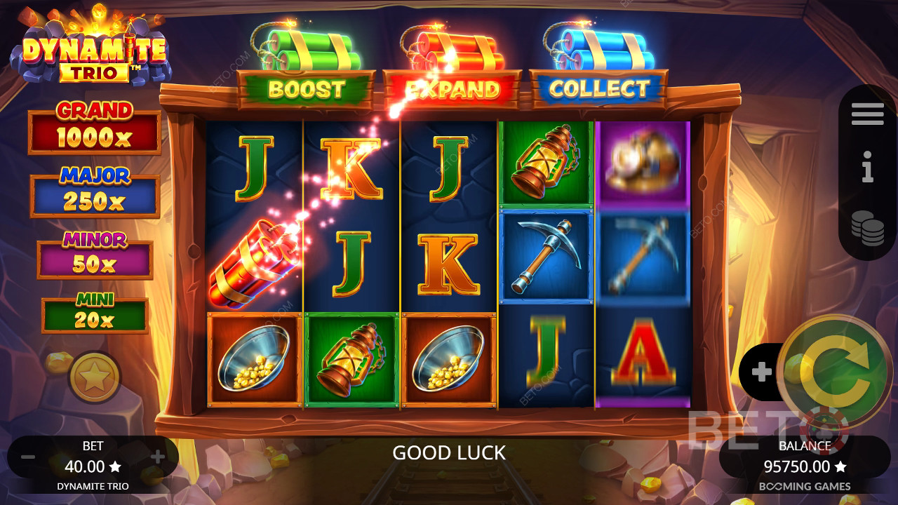 รีวิว Dynamite Trio โดย BETO Slots